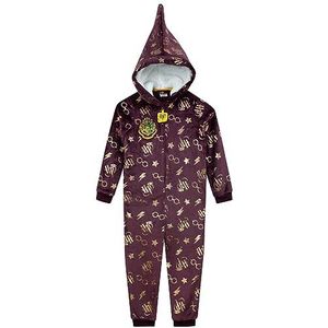 Harry Potter Onesie voor meisjes | Zweinstein meisjes rompertjes | Griffoendor PJ's voor meisjes | 122 | Officiële koopwaar