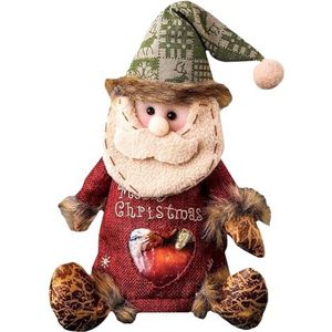 Stoffen Opbergzakken Rits Ontwerp Kerst App1e Tas Herbruikbare Creatieve Pop Snoep Tas Xmas Gift & Party Favor Zakken voor Geschenken App1es Candy (Santa) (A)