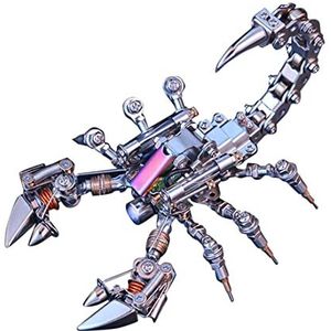 3D Metalen Puzzel Schorpioen Model, DIY Montage Steampunk Metalen Insect Model Kit Mechanische Bouw Kit Jigsaw Puzzle, Ornament Gift