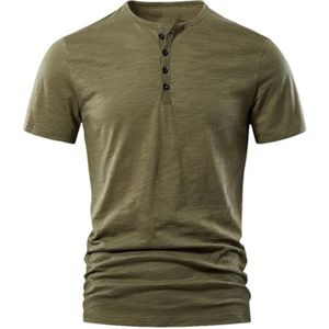 Dvbfufv Mannen Zomer Korte Mouw Casual T-shirts Mannelijke Mode Trendy Basic Shirt, Donkere En8, S