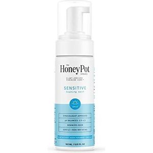 The Honey Pot Company - Gevoelige Vrouwelijke Wash - Herbal Infused Natural Hygiëne Wash for Sensitive Skin Types - PH Balanced Plant Based Wash Free from Parabenen and sulfates - 5.51 Fluid Oz.