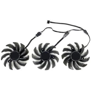 78MM PLD08010S12HH 2060 Super Gaming Koelventilator voor Gigabyte voor RTX 2070 2080 2080TI voor WINDFORCE Grafische Kaart(Black 3-Fan)