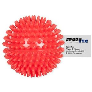 Igelball Massageball Reflexzonen Massage Selbstmassage mittel 9 cm rot