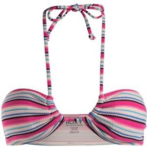 Roxy Paraiso Stripe - bandeau-bikinitop voor dames ERJX305308, Veelkleurig - Braziliaanse Sand Paraiso Stripeh, XS