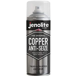 JENOLITE Koper Anti-Seize - 400 ml (zeer bestand tegen hoge temperaturen, beschermt tegen corrosie en inbeslagname, voorkomt rempelen)