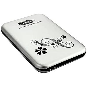 TWDYC HDD Externe Harde Schijf 2tb / 500gb / 120gb / 80gb, USB 3.0 Draagbare Mobiele Backup Opslag Harde Schijf, Geschikt voor PC Desktop, Ps4, Laptop, Xbox, Smart TV (1TB, Zilver)