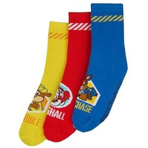 ONOMATO! Paw Patrol Kindersokken, set van 3 paar, Meerkleurig, 27-30
