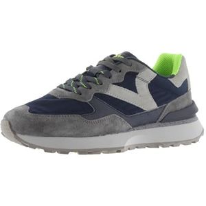 Victoria 1985 RUSH Low-Top Trainers & Color & Split Leather Pieces & Retro Logo 8807108 for Men MARINO 43