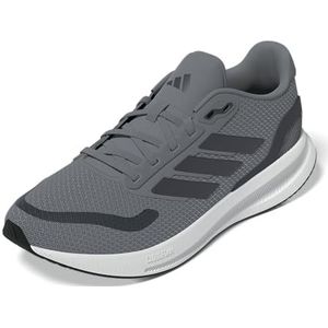 adidas Runfalcon 5 Wide Running Shoes Hardloopschoenen voor heren, Grijs Carbon Wit, 39 EU Breed