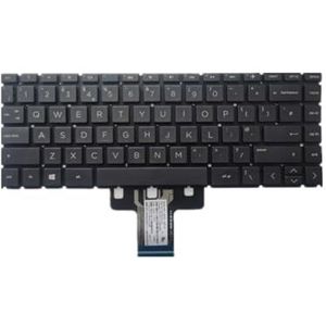 Laptop toetsenbord Voor For HP 14s-be100 Zwart UK English Layout