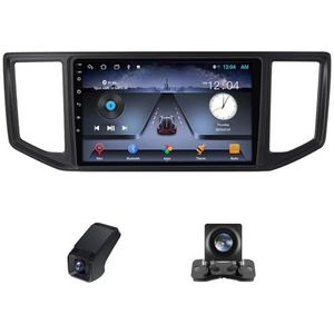 Autoradio geldt voor Volkswagen Crafter 2017-2021,10inch Touchscreen Navi met Wireless Carplay Android Auto 2 DIN Radio Android Bluetooth DSP+Achteruitrijcamera/Stuurwielbediening(C10)