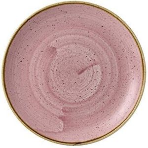 Churchill Stonecast - Coupe Plate bord - Diameter: Ø21,7cm, kleur naar keuze (petal pink)