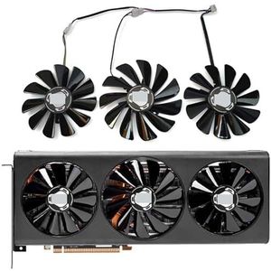 3FAN 95mm 85mm CF1010U12S RX 5700 XT GPU-ventilator, voor XFX voor Radeon 5600XT THICC III grafische kaartkoelventilator