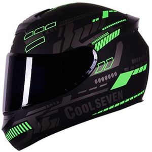 Motor Helm ECE-Goedgekeurde Modulaire Motorhelm Integraalhelm Helmen Voor Heren En Dames Voor Alle Seizoenen Uitneembare En Wasbare Voering I,XXL=(63-64CM)