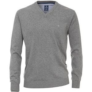 Redmond Herentrui, hoge gemêleerde trui, effen gekleurd, L