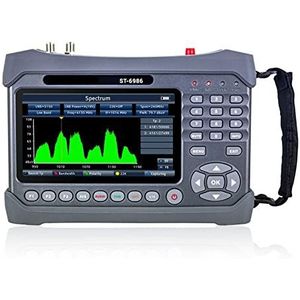 Satellietzoeker, digitale satellietsignaalzoeker, ST-6986 PRO DVB-S2/S, DVB-T/T2, DVB-C ST6986 H.265 Hevc 10bit-meter met glasvezeltester ST 6986 versus WS-6980 ST-5150 voor het aanpassen van satellie