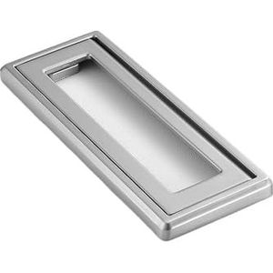 Moderne eenvoudige Europese stijl lade kledingkast deurklink kast deur Amerikaanse meubels aluminiumlegering klein handvat ronde staaf (maat: 009A gathoogte 96 geborsteld zilver)