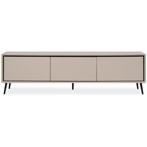 Calicosy Arona TV-kast met 3 kleppen, L 175 cm, verschillende kleuren beschikbaar, van melamine panelen, voor woonkamer, 175 x 38 x 50 cm (l x b x h)