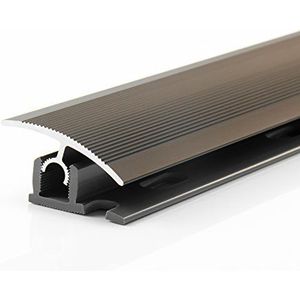 DQ-PP - Overgangsprofiel - Bruin - Aluminium Rail - 34 mm Hoogtecompensatieprofiel