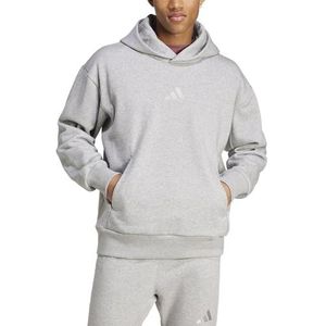 adidas Hombre ALL SZN FLEECE HOODIE, medium grey heather, 3XL