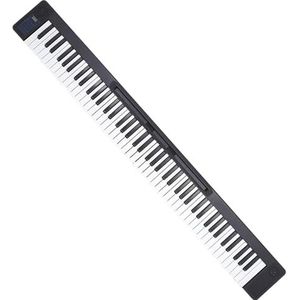 88 Toetsen Elektronisch Pianotoetsenbord 128 Tonen 128 Ritmes Draagbare Toetsenbordpiano Met Pianotas Draagbaar Keyboard Piano (Color : BK)