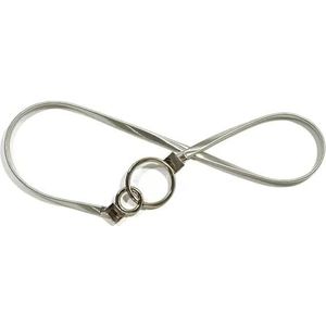 Vrouwen riem cirkel pin gesp ketting elastische jurk overhemd jeans decoratie accessoires(Silver)