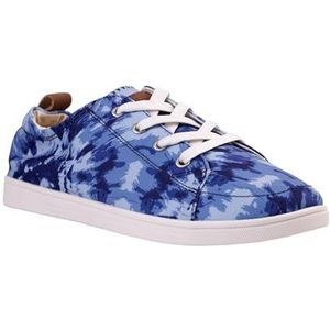 Spenco Dames Santa Clara Tie Dye sneakers, blauw, 41 EU