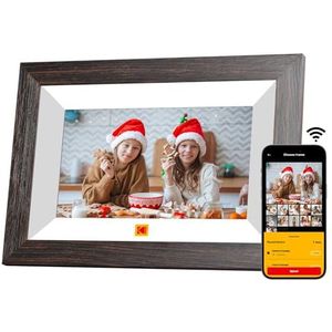 KODAK - Digitale Fotolijst - 7 inch - HD 1024x600 - Hout - 32GB Geheugen