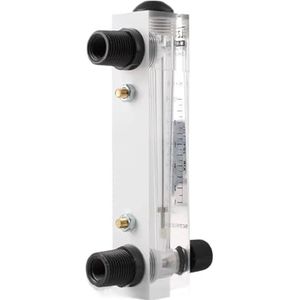 Plexiglas Vlotterstroommeter Acryl Rotameter LZM-15ZT Paneelmontage Verstelbare Gas Luchtstroommeter Variabele Debietmeter (1-10Nm3-h)