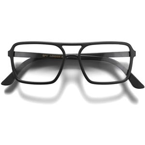 London Mole® Spy leesbril | Coole vierkante lezers in pilotenstijl | Heren dames unisex | Veer scharnieren