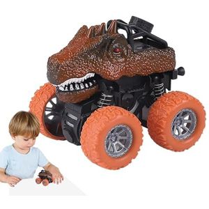Wrijving Dino Cars - Educatieve dinosaurusauto's | Dierenautospeelgoed voor kinderen, jongens en meisjes van 3-8 jaar, wrijvingsspeelgoed, dinosaurusspeelgoed, verjaardagscadeaus voor Founcy
