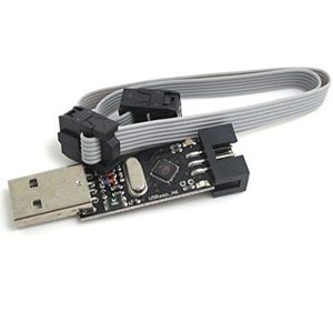 DollaTek USBASP USBISP AVR USBasp_H6 Programma + 6-pins kabel ideaal ondersteuning Win7 Win10 Linux