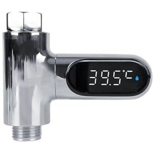 Douchetemperatuurmeter, 2 stuks hottub watertemperatuurmonitor, elektriciteit, LED-display, thuisdouchekranen, thermometer, badmeter Voor thuis en in bad