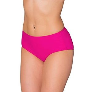 Aquarti Dames Bikinibroekje met Medium Taille, Roze, 40