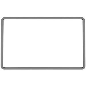 Displaybeschermfolie Voor Tesla Voor Model 3/Y Navigatie Siliconen Frame Centrale Bediening Auto Botsingspreventie GPS Navi Film(Grey)