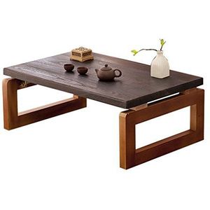 Salontafel, inklapbaar, Japanse salontafels, voor woonkamer voor Tatami, woonkamer, balkon, Bay Window