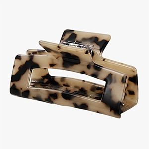Styling haarclips luipaard haai klauw clips klem hoofdtooien haarstyling accessoires voor vrouwen meisjes (kleur: beige, maat: vrije maat)