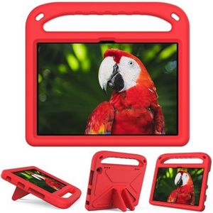 Tablet PC-hoes Compatible With Kindle Fire HD8/HD 8 Plus 2022 2020, shock absorbing, with handle,EVA, holder, sturdy tablet case for kids, lightweight Bescherming(Rosso)