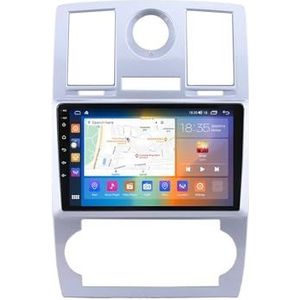 Android 13.0 2 Din Autoradio 10"" Touchscreen Auto Stereo Voor Chrysler 300C(2005-2007) Met Draadloze Carplay Android Auto GPS Navigatie AHD Omgekeerd Beeld Stuurwielbediening(Size:P1(1G+16G))