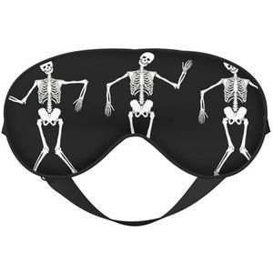 Cool Skelet Slaap Eye Mas Bijgewerkt Ontwerp Licht Blokkerende Night Eye Blinder Mannen Vrouwen Shift Werk Reizen