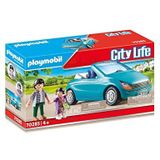 PLAYMOBIL City Life Papa met meisje en cabrio - 70285