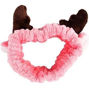 Huisdierbenodigdheden hond hoed accessoires verstelbare maat kop set hoofdtooi hond haarband (Color : Pink)