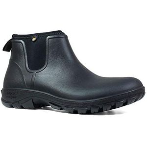 Bogs Men's Sauvie Slip Chukka Boot, Black, 7 D(M) US