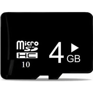 CoreParts - MicroSD-kaart - Zwart - 4GB - Klasse 10 - U1