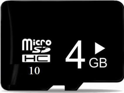 CoreParts - MicroSD-kaart - Zwart - 4GB - Klasse 10 - U1