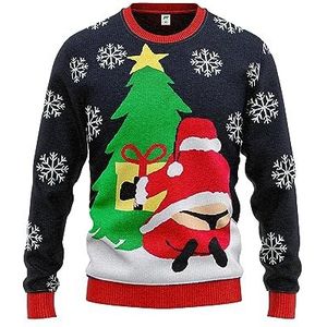 JAP Christmas- Kersttrui - Grappige Lelijke Kersttrui voor Mannen en Vrouwen - Santa String - S