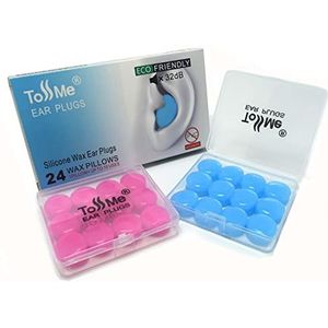 Oordoppen om te slapen (12 paar) van ToSSme® I zachte siliconen oordopjes I ruisonderdrukkingHerbruikbare zwemoordopjes