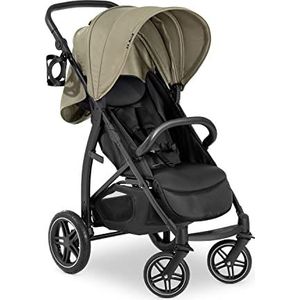 Hauck buggy Rapid 4D Air, Tot 25 kg, Snel inklapbaar, Zonnekap UPF 50 +, luchtwielen en Rubberbanden, Bekerhouder, In hoogte verstelbaar, Eenvoudig af te wassen, Grote boodschappenmand,olive