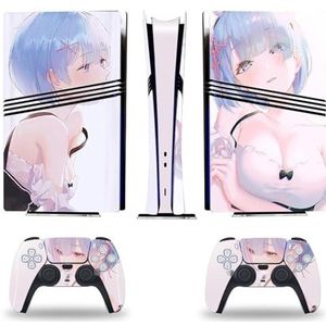 Voor PS5 PRO Skin Digital Edition Console En Controller Vinyl Cover Skins Wraps Krasbestendig, Compatibel Met Voor PS5 Digital Edition Pro 97415 Geen Schuimvorming Bubbelvrij