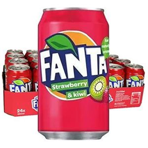 Fanta (DK) | Strawberry - Kiwi | Blik | 24x33 cl